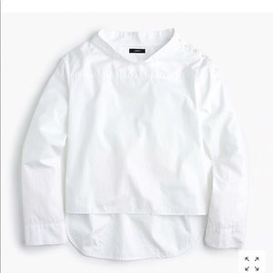 jcrew funnelneck shirt